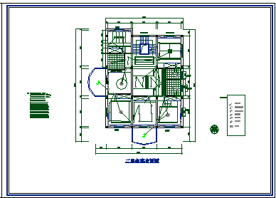 临海三层豪华别墅室内装饰设计cad施工图-图二
