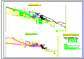 锚索和挡土墙剖面cad详细施工设计图纸-图二