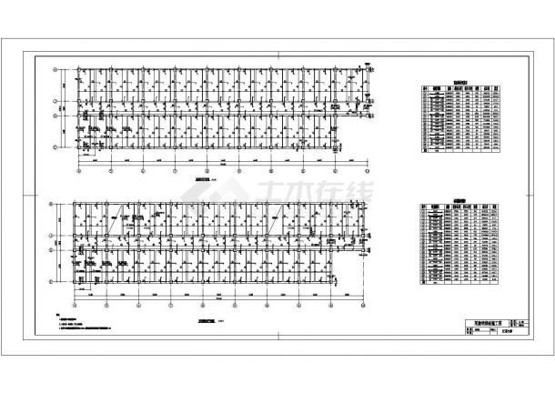 某旅馆7层9000设计毕业设计范例CAD结构设计类（建筑图、结构图、计算书、开题报告、任务书等资料）-图一