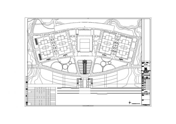 某市区幼儿园建筑全套方案设计施工CAD图纸_图1