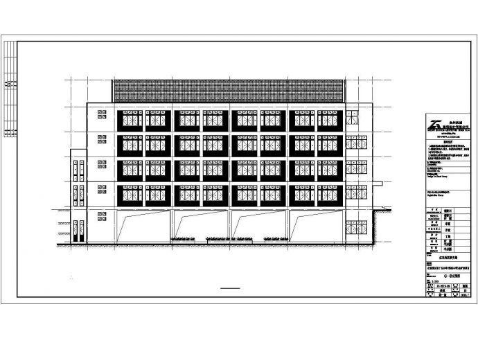 某市区小学改扩工程建筑方案设计施工CAD图纸_图1