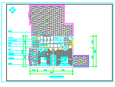 50米平跃层户型室内家庭设计装修cad施工图纸