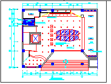 大户型客厅室内装修cad设计施工图_图1