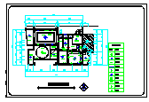完整室内家装设计cad平面施工图纸（附原始户型图纸）-图一