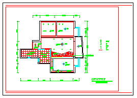 某住宅装饰施工设计CAD图纸-图二