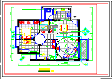 某地住宅精装修设计CAD参考图_图1