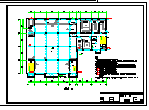 大学校园框架结构食堂cad全套电气施工图纸-图二