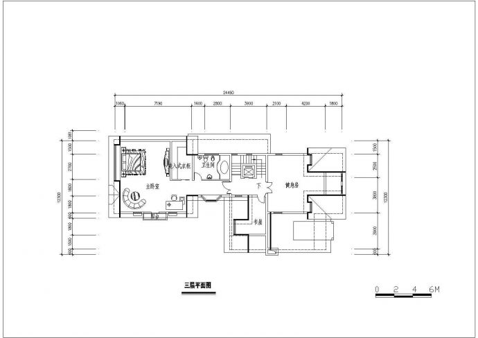 经典户型别墅建筑设计全套CAD图_图1