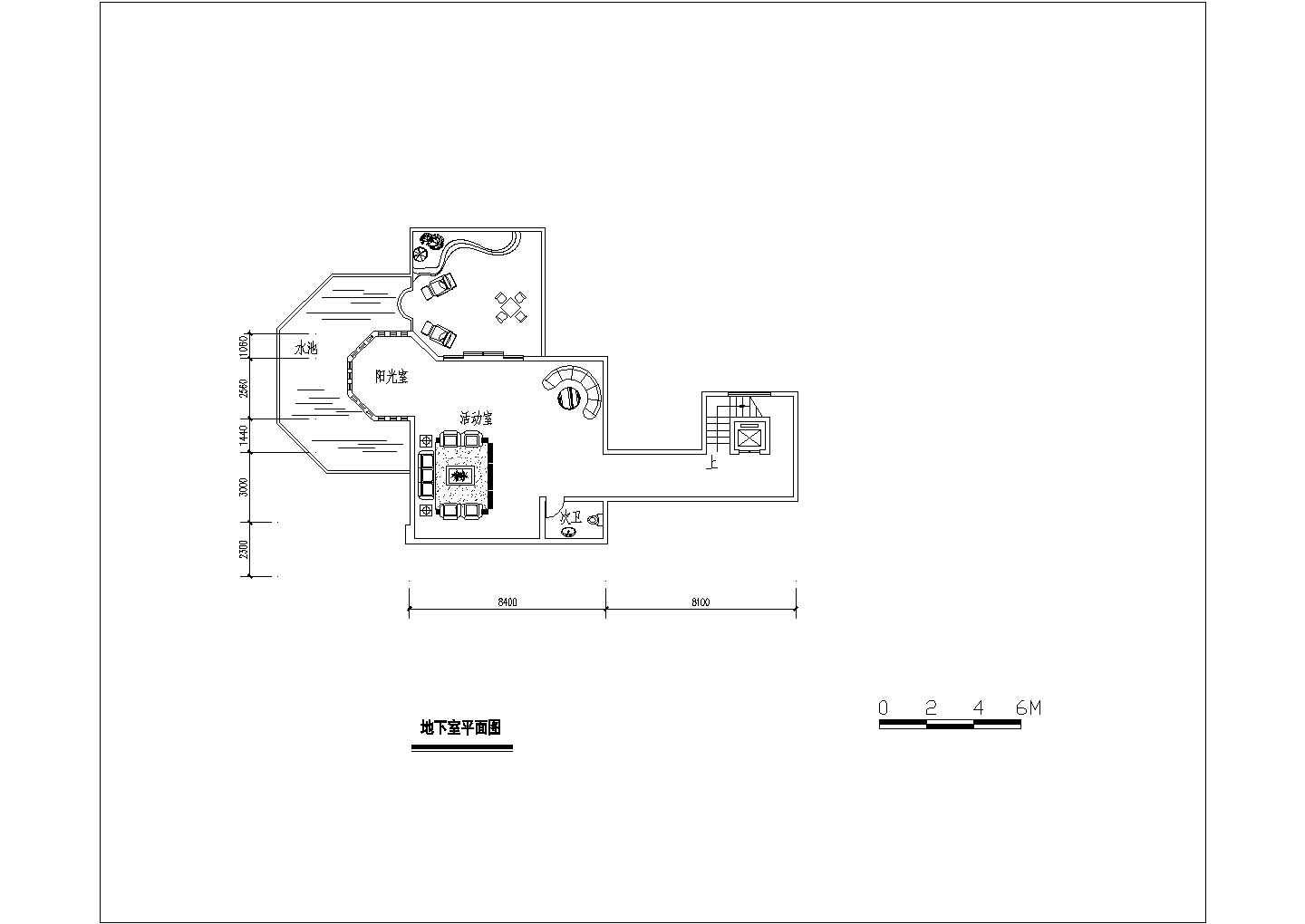 某经典户型别墅建筑设计CAD图
