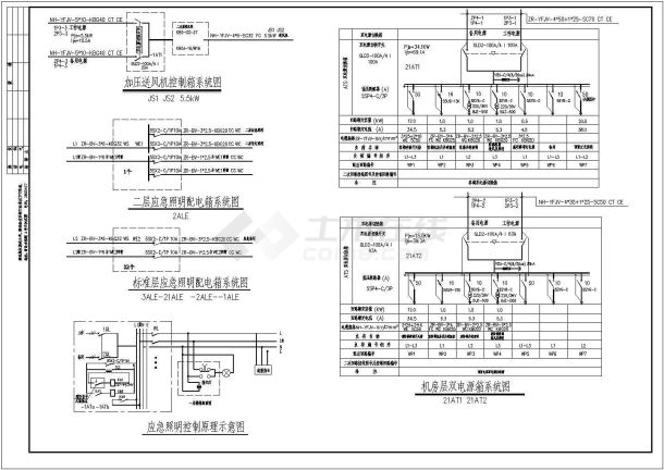 电气设计_某地区高层公寓强电CAD图-图二