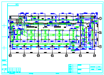 某DCS控制器机房空调系统cad施工图纸_图1