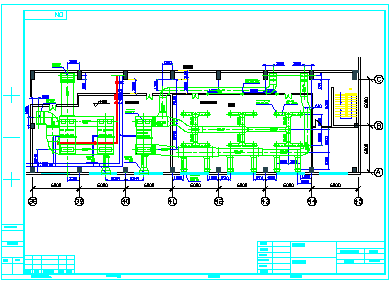 某DCS控制器机房空调系统cad施工图纸-图二