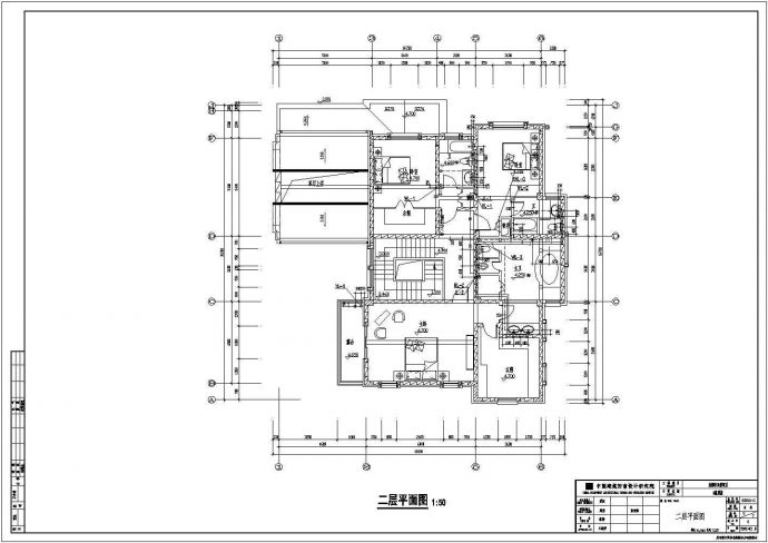 奉化市某度假村2层砖混单体别墅给排水系统设计CAD图纸（含地下室）_图1