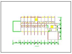 某办公楼CAD设计平面施工图-图一