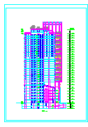 高层商务公寓酒店办公综合楼CAD方案设计施工图纸-图二