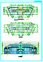 某宾馆方案全套规划CAD建筑设计图纸-图二