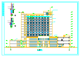 某宾馆建筑全套施工CAD设计图纸-图一