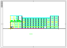 某宾馆建筑设计方案CAD施工图_图1