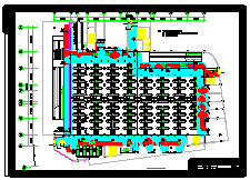 某仓储商场中央空调整套系统cad施工方案图纸-图二
