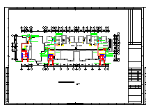 高层住宅楼电气CAD设计详细施工图纸-图二