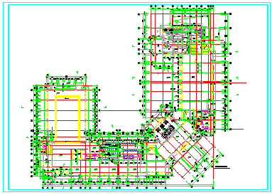 某大型绿城公寓施工建筑规划cad图纸-图一