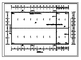 某二层展厅和办公室综合楼电气施工cad图(含照明，弱电，插座设计)-图一