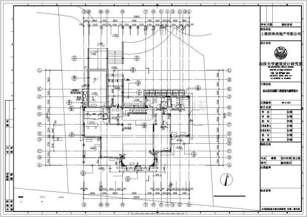 北京某村镇646平米2层框架结构单体别墅建筑设计CAD图纸（含地下室）-图二