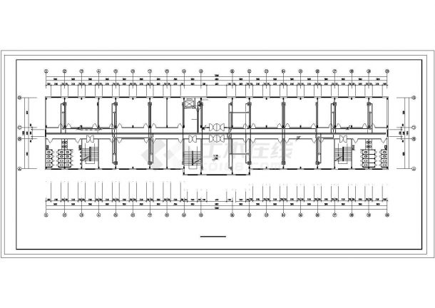 高层办公楼全套电气设计施工CAD图纸-图二