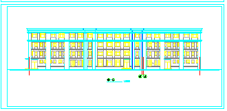 某地全套办公楼CAD设计建筑施工图纸-图二