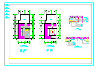 三层带露台花园别墅设计装修cad施工图_图1