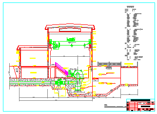 某电站厂房综合整套cad施工设计图