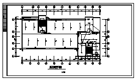 某六层带地下室综合楼电气施工cad图(含照明，弱电，消防设计)-图二