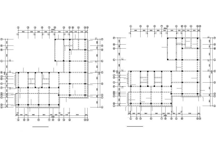 多层混凝土框架办公楼结构设计CAD图_图1