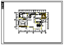 两层木制别墅室内装修设计cad平面施工图纸-图一