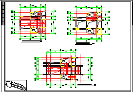 某高层钢塔框剪会展中心cad工程设计图_图1