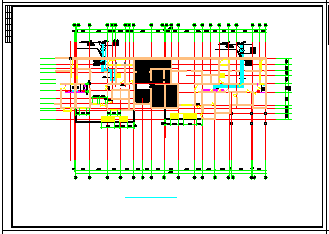 某高层商住办公楼cad暖通系统施工设计图纸_图1