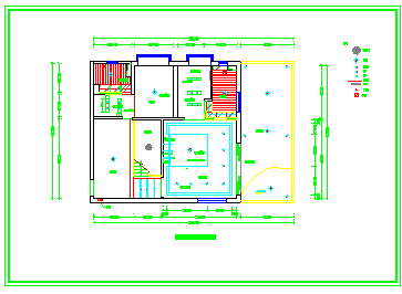 某高档豪宅住宅最新室内装修全套cad施工方案图_图1