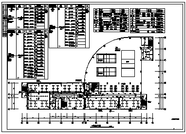 某五层厂区配套综合楼电气施工cad图(含照明，弱电，动力配电，防雷，接地设计)_图1