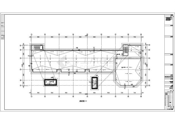 某教职工宿舍建筑全套方案设计施工CAD图纸-图一