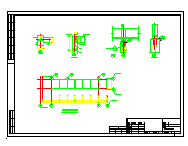  A complete set of civil engineering cad construction design drawing of a steel structure pedestrian overpass - Figure 2