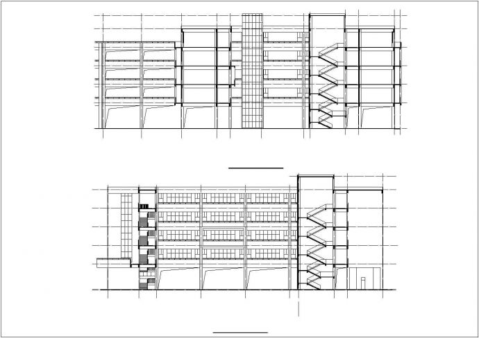 某初二教学楼建筑全套方案设计施工CAD图纸_图1