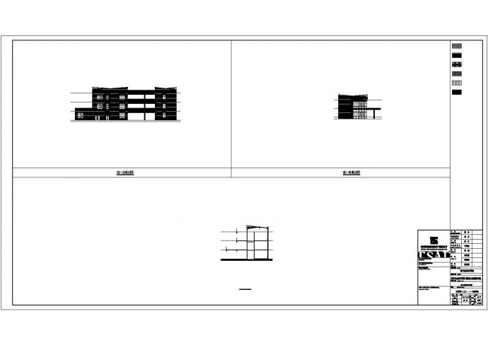 某县附属幼儿园建筑全套方案设计施工CAD图纸_图1