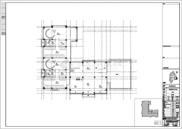 某县星级幼儿园建筑全套方案设计施工CAD图纸-图一