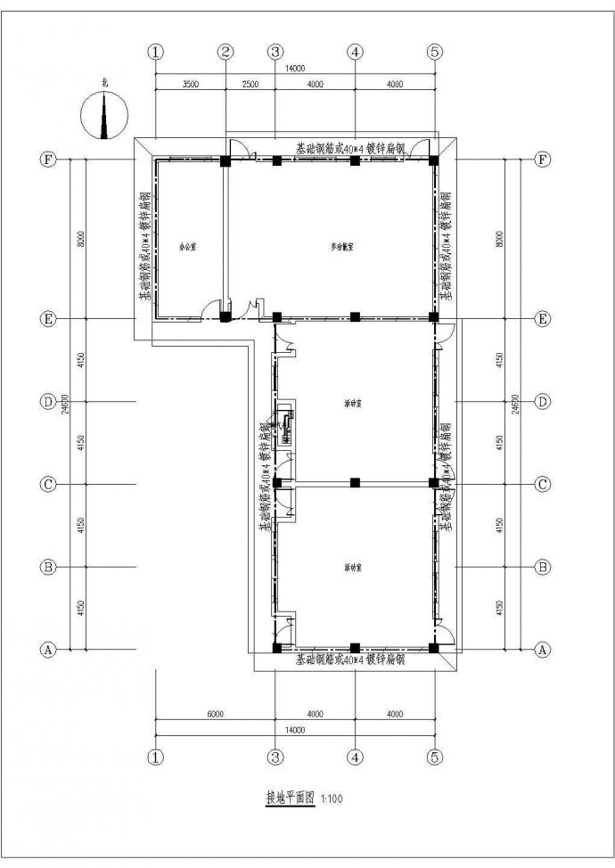攀枝花市某社区幼儿园250平米3层框架教学楼电气系统设计CAD图纸_图1