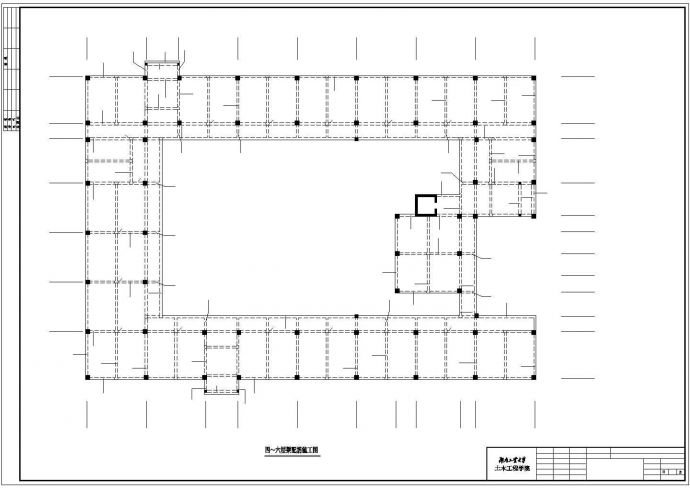 某六层6549平某商业办公楼毕业设计(含计算书、施工组织设计、建筑结构设计图)_图1