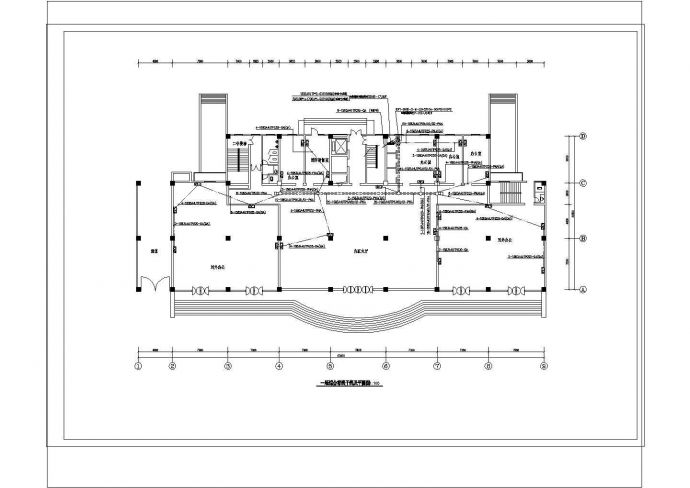某十六层办公楼开放式综合布线系统图纸_图1