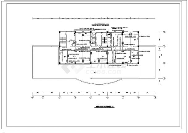 某十六层办公楼开放式综合布线系统图纸-图二