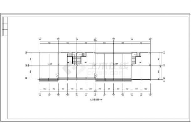 某黄山徽派建施CAD构造全套详细图纸-图二