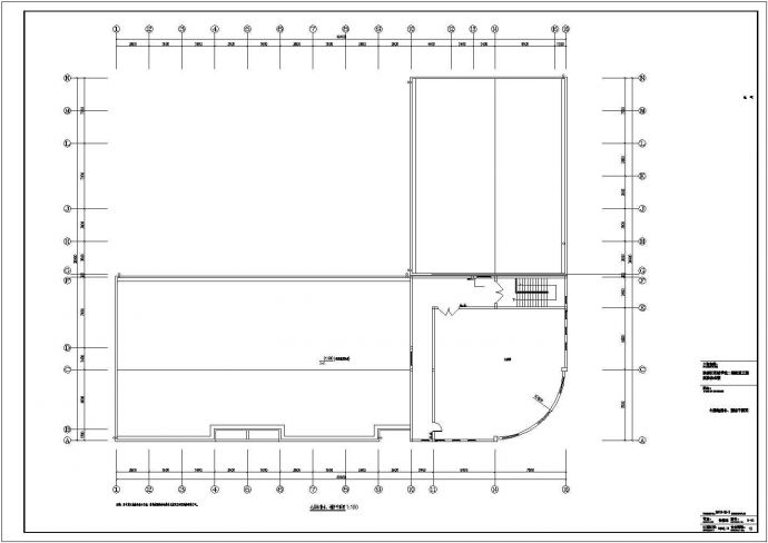 宁波市某职业学院7层框架结构实验办公楼给排水系统设计CAD图纸_图1