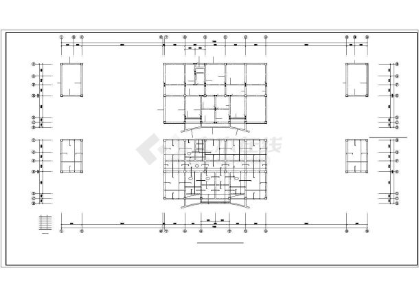 5层框架普通办公楼结构施工图（含设计说明，10张）-图一